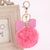 Elegant Bow Knot Pu Leather Women's Bag Pendant Keychain