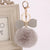 Elegant Bow Knot Pu Leather Women's Bag Pendant Keychain