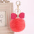 Elegant Bow Knot Pu Leather Women's Bag Pendant Keychain