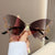 Elegant Butterfly Pc Butterfly Frame Diamond Frameless Women's Sunglasses