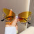 Elegant Butterfly Pc Butterfly Frame Diamond Frameless Women's Sunglasses