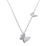 Elegant Butterfly Titanium Steel Plating Necklace