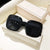 Elegant Classic Style Color Block Pc Square Full Frame Women's Sunglasses