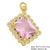 Elegant Classic Style Geometric Heart Shape Copper Plating Inlay Zircon 18k Gold Plated Charms