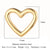 Elegant Classic Style Heart Shape Titanium Steel Plating Inlay Zircon Charms