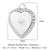 Elegant Classic Style Heart Shape Titanium Steel Plating Inlay Zircon Charms