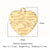 Elegant Classic Style Heart Shape Titanium Steel Plating Inlay Zircon Charms