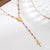 Elegant Classical Cross Virgin Mary Priest Stainless Steel Beaded Plating 18k Gold Plated Necklace