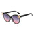 Elegant Color Block Pc Cat Eye Inlaid Pearls Inlaid Zircon Full Frame Women's Sunglasses