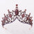 Elegant Crown Artificial Crystal Alloy Inlay Rhinestones Crown 1 Piece