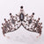 Elegant Crown Artificial Crystal Alloy Inlay Rhinestones Crown 1 Piece