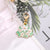 Elegant Cute Luxurious Letter Fruit Alloy Asymmetrical Alloy Keychain