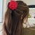 Elegant Flower Cloth Hair Claws