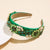 Elegant Flower Cloth Inlay Rhinestones Glass Pearl Hair Band