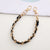 Elegant Flower Metal Beaded Plating Chain Bag Pendant Mobile Phone Chain