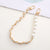 Elegant Flower Metal Beaded Plating Chain Bag Pendant Mobile Phone Chain