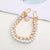 Elegant Flower Metal Beaded Plating Chain Bag Pendant Mobile Phone Chain