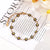 Elegant Flower Stainless Steel Plating Bracelets