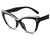 Elegant Geometric Ac Butterfly Frame Full Frame Optical Glasses