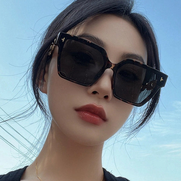 Elegant Geometric Ac Square Full Frame Women's Sunglasses