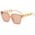 Elegant Geometric Ac Square Full Frame Women's Sunglasses