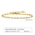 Elegant Geometric Stainless Steel Inlay Zircon 18k Gold Plated Bracelets