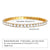 Elegant Geometric Stainless Steel Inlay Zircon 18k Gold Plated Bracelets