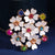 Elegant Glam Flower Alloy Plating Inlay Rhinestones Women's Brooches 1 Piece