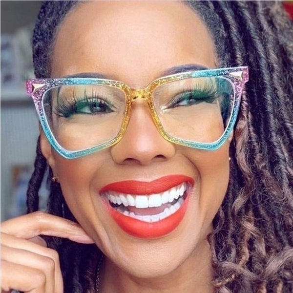 Elegant Glam Hip-Hop UV Protection Resin Women's Sunglasses