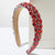 Elegant Glam Luxurious Women's Geometric Alloy Cloth Inlay Acrylic Hair Band