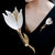 Elegant Glam Pin Geometric Alloy Plating Inlay Artificial Pearls Rhinestones Shell Women's Brooches