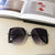 Elegant Glam Retro UV Protection Resin Women's Sunglasses