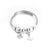 Elegant Heart Shape Butterfly Stainless Steel Asymmetrical Plating Bangle