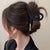 Elegant High-grade Grab Clip Large Women's  Back Head  Hair Grab Shark Clip Simple Frosted Hairpin Headwear