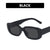 Elegant Hip-hop Retro Resin Square Full Frame Women's Sunglasses