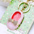 Elegant Korean Style Bag Metal Inlay Rhinestones Women's Bag Pendant Keychain