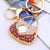 Elegant Korean Style Bag Metal Inlay Rhinestones Women's Bag Pendant Keychain