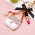 Elegant Korean Style Bag Metal Inlay Rhinestones Women's Bag Pendant Keychain