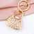 Elegant Korean Style Bag Metal Inlay Rhinestones Women's Bag Pendant Keychain