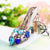 Elegant Korean Style Bag Metal Inlay Rhinestones Women's Bag Pendant Keychain