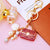 Elegant Korean Style Bag Metal Inlay Rhinestones Women's Bag Pendant Keychain