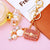 Elegant Korean Style Bag Metal Inlay Rhinestones Women's Bag Pendant Keychain