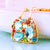 Elegant Korean Style Bag Metal Inlay Rhinestones Women's Bag Pendant Keychain