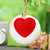 Elegant Korean Style Heart Shape Metal Women's Bag Pendant Keychain