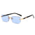 Elegant Lady Geometric Ac Square Frameless Women's Sunglasses