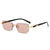 Elegant Lady Geometric Ac Square Frameless Women's Sunglasses