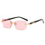 Elegant Lady Geometric Ac Square Frameless Women's Sunglasses