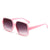 Elegant Lady Geometric Ac Square Full Frame Women's Sunglasses