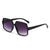 Elegant Lady Geometric Ac Square Full Frame Women's Sunglasses