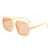 Elegant Lady Geometric Ac Square Full Frame Women's Sunglasses